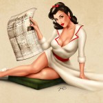 vintage pin up girl